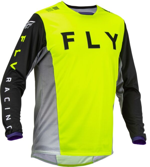 jersey fly racing mx kinetic kore hi vis/black